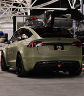 Tesla Model X P100D 100D 90D 75D 60D Performance Long Range Base 2016-2021 with Aftermarket Parts - Widebody Wheel Arches Carbon Fiber / FRP from CMST Tuning